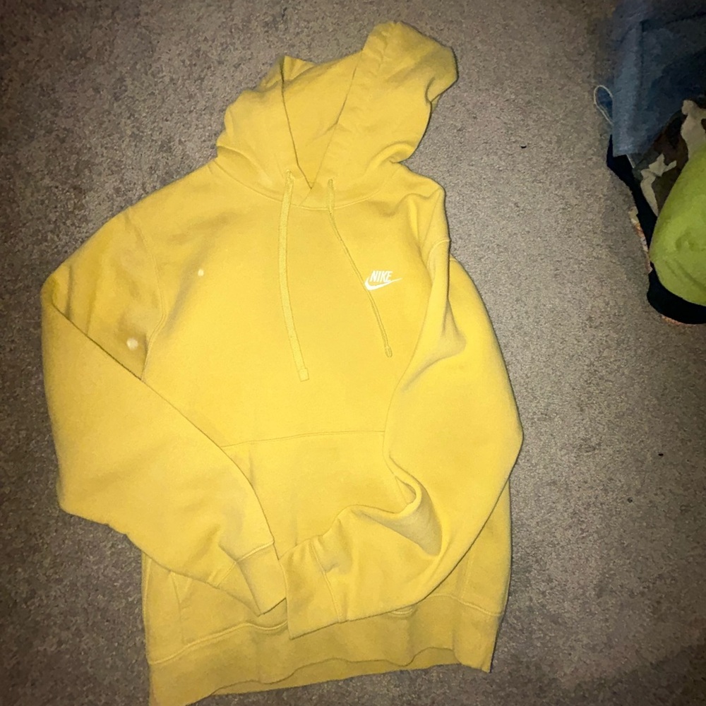 Nike Vibrant Yellow Pullover Hoodie